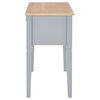 vidaXL Bureau Gris 109,5 x 45 x 77,5 cm Bois