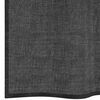 vidaXL Rideaux en voile avec passants 2 pcs noir