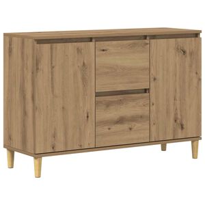 vidaXL Buffet ch&ecirc;ne artisanal 102x35x70 cm bois d'ing&eacute;nierie
