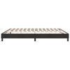 vidaXL Sommier &agrave; lattes de lit sans matelas noir 180x210 cm velours