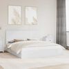 vidaXL Lit de Rangement Blanc 180 x 200 cm Bois d'ing&eacute;nierie