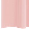 vidaXL Rideaux en voile avec passe-tringles 2 pcs rose