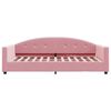 vidaXL Lit de repos rose 100x200 cm velours