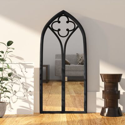 vidaXL Miroir Noir 70x30 cm Fer pour utilisation à l'intérieur