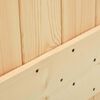 vidaXL Porte NARVIK Naturel 90 x 210 cm Bois de pin massif