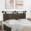 vidaXL T&ecirc;te de lit suspendue Gris 150 x 55 x 5 cm Simili cuir