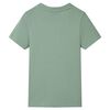 T-shirt pour enfants avec manches courtes kaki 116