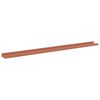 vidaXL &Eacute;tag&egrave;re Murale 2 pcs Rouge 115 x 9 x 3 cm Bois d'ing&eacute;nierie