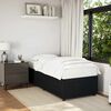 vidaXL Cadre de lit sans matelas noir 100x200 cm velours