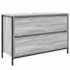 vidaXL Ensemble de mobilier de salle de bain 3 pcs Gris Sonoma