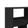 vidaXL Biblioth&egrave;que noir 100x33x125,5 cm bois d'ing&eacute;nierie