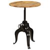 vidaXL Table de bar Bois de manguier massif 75x(76-110) cm