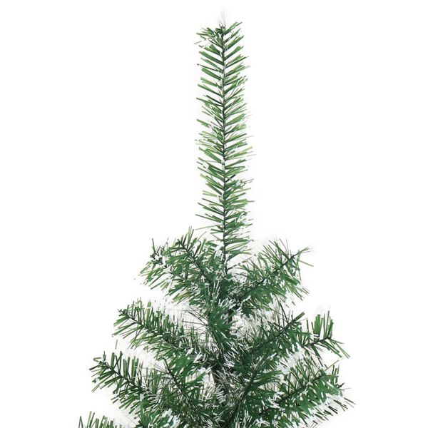 vidaXL Sapin de No&euml;l artificiel avec neige floqu&eacute;e vert 150 cm