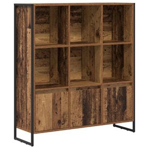 vidaXL Biblioth&egrave;que 99,5 x 30 x 108 cm Bois d'ing&eacute;nierie Bois Ancien