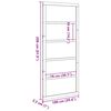 vidaXL Porte de grange Marron 90 x 2,5 x 208 cm Bois de pin massif