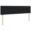 VidaXL Cadre de lit ottoman avec matelas noir 200x200 cm velours