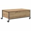 vidaXL Table basse Ch&ecirc;ne artisanal 91 x 55 x 32 cm Bois d'ing&eacute;nierie