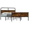 vidaXL Cadre de lit sans matelas 120x190 cm cm ch&ecirc;ne sonoma