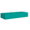 vidaXL &Eacute;tag&egrave;re &agrave; tiroir murale Bleu 60x23,5x10 cm MDF