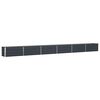 vidaXL Jardini&egrave;re Anthracite 580 x 50 x 45 cm Acier galvanis&eacute;
