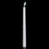 vidaXL Bougies &eacute;lectriques sans flamme &agrave; LED color&eacute;es 12 pcs