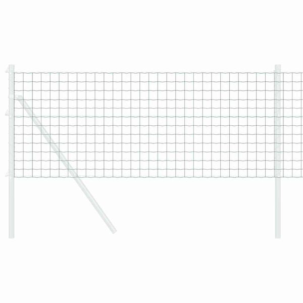 vidaXL Clôture Euro Vert 0.4 x 10 m Fer revêtu de PVC