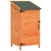 vidaXL Abri de jardin Marron 59 x 56 x 113,5 cm Bois de Sapin Massif