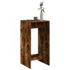 vidaXL Table de bar ch&ecirc;ne fum&eacute; 51x50x103,5 cm bois d'ing&eacute;nierie