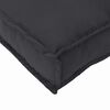 vidaXL Coussin Noir 80 x 40 x 12 cm Tissu Oxford