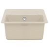 vidaXL &Eacute;vier Beige 670 x 460 mm 80% Quartz et 20% R&eacute;sine