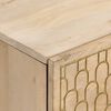 vidaXL Table de chevet 40x33x46 cm Bois de manguier solide