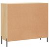 vidaXL Buffet ch&ecirc;ne sonoma 90x34x80 cm bois d'ing&eacute;nierie