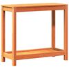 vidaXL Table de rempotage avec &eacute;tag&egrave;re cire marron bois massif de pin