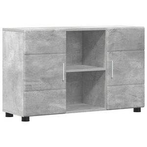 vidaXL Buffet FLORIN 88,5 x 30,5 x 55,5 cm Gris b&eacute;ton