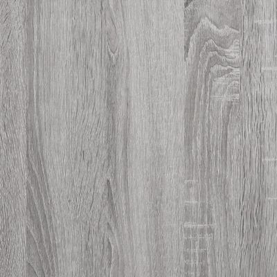 vidaXL Table de chevet murale sonoma gris 40x30x61cm bois d'ingénierie
