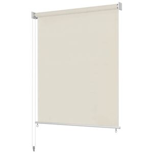 vidaXL Store roulant d'ext&eacute;rieur 105 (l) x 140 (H) cm cr&egrave;me