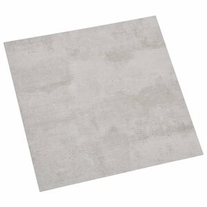 vidaXL Planches de sol 55 pcs Gris clair 5,11 m&sup2; PVC