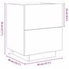 vidaXL Cabinet de chevet 2 pcs Ch&ecirc;ne artisanal 45 x 40 x 55 cm