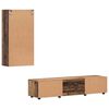 vidaXL Ensemble meuble TV FLORIN Bois ancien Bois d'ing&eacute;nierie