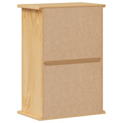 vidaXL Armoire murale de salle de bain Corona bois de pin massif