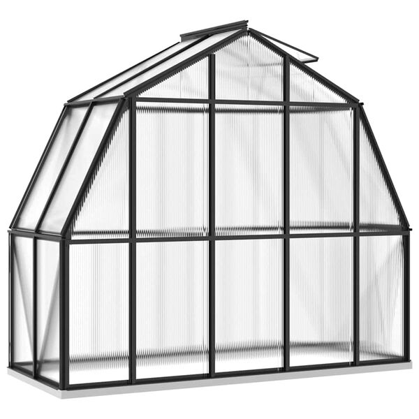 vidaXL Serre avec cadre de base anthracite 3,3 m&sup2; aluminium