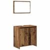 vidaXL Ensemble de meubles salle de bain 3 pcs bois d'ing&eacute;nierie
