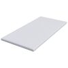 vidaXL Surmatelas Blanc 100 x 200 cm Tissu Jacquard