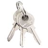 vidaXL U Lock avec Cl&eacute;s 6 pcs Laiton Fer
