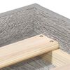 vidaXL Cadre de lit sans matelas sonoma gris 120x200 cm