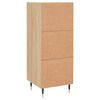 vidaXL Buffet Ch&ecirc;ne sonoma 34,5x34x90 cm Bois d'ing&eacute;nierie