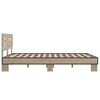 vidaXL Cadre de lit sans matelas ch&ecirc;ne sonoma 120x200 cm