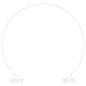 vidaXL Arche de mariage simple Blanc 220 x 45 x 200 cm Acier