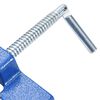 vidaXL &Eacute;tau pour perceuse &agrave; colonne bleu 150 mm fonte