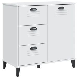 vidaXL Buffet VIKEN blanc 80x40x80 cm bois d'ing&eacute;nierie